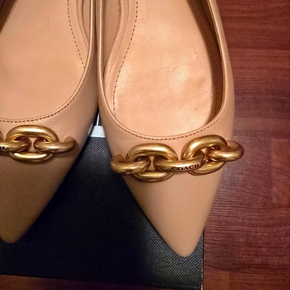 Coach "Veronica Skimmer" Flats with Box. Size 8.5. Floor Sample - Picture 6 of 7